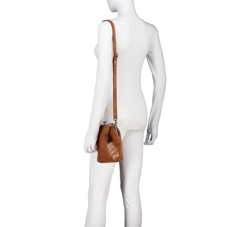 Umhängetasche Anchor-Love Rosalie B3-7840 Charming Cognac, Farbe: cognac, Marke: Harbour 2nd, EAN: 4046478037786, Abmessungen in cm: 19x18x3.5, Bild 4 von 6