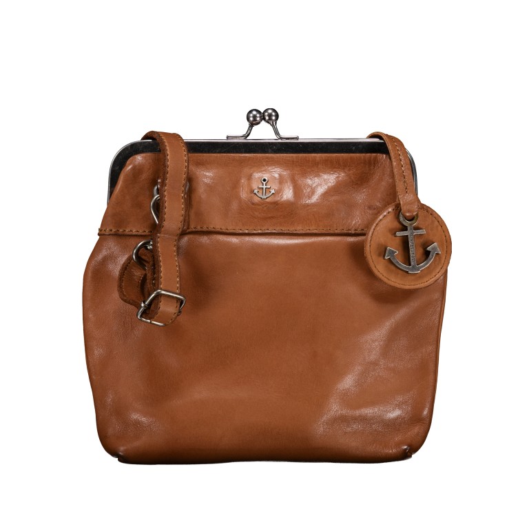 Umhängetasche Anchor-Love Rosalie B3-7840 Charming Cognac, Farbe: cognac, Marke: Harbour 2nd, EAN: 4046478037786, Abmessungen in cm: 19x18x3.5, Bild 1 von 6