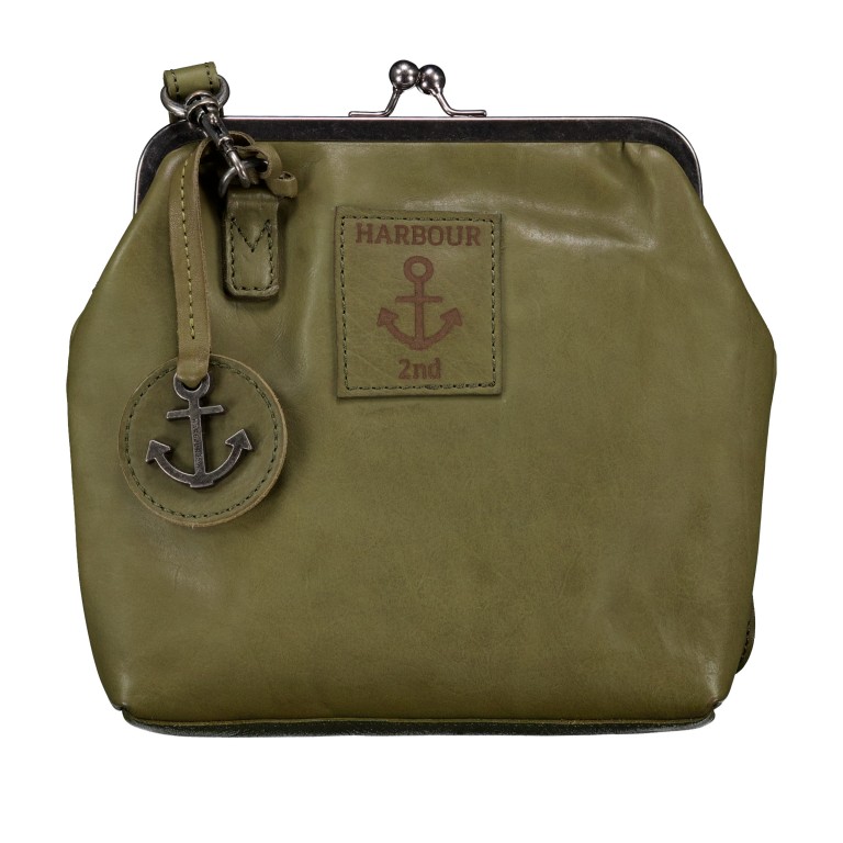 Umhängetasche Anchor-Love Rosalie B3-7840 Olive Green, Farbe: grün/oliv, Marke: Harbour 2nd, EAN: 4046478037830, Abmessungen in cm: 19x18x3.5, Bild 3 von 6