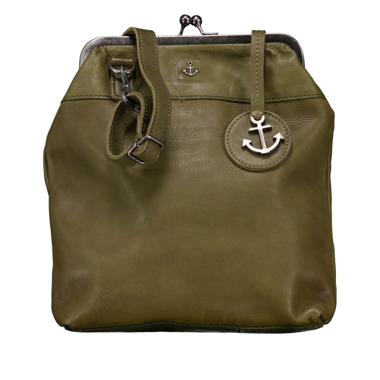 Umhängetasche Anchor-Love Bonnie B3-7841 Olive Green, Farbe: grün/oliv, Marke: Harbour 2nd, EAN: 4046478037908, Abmessungen in cm: 24.5x25.5x4, Bild 1 von 6