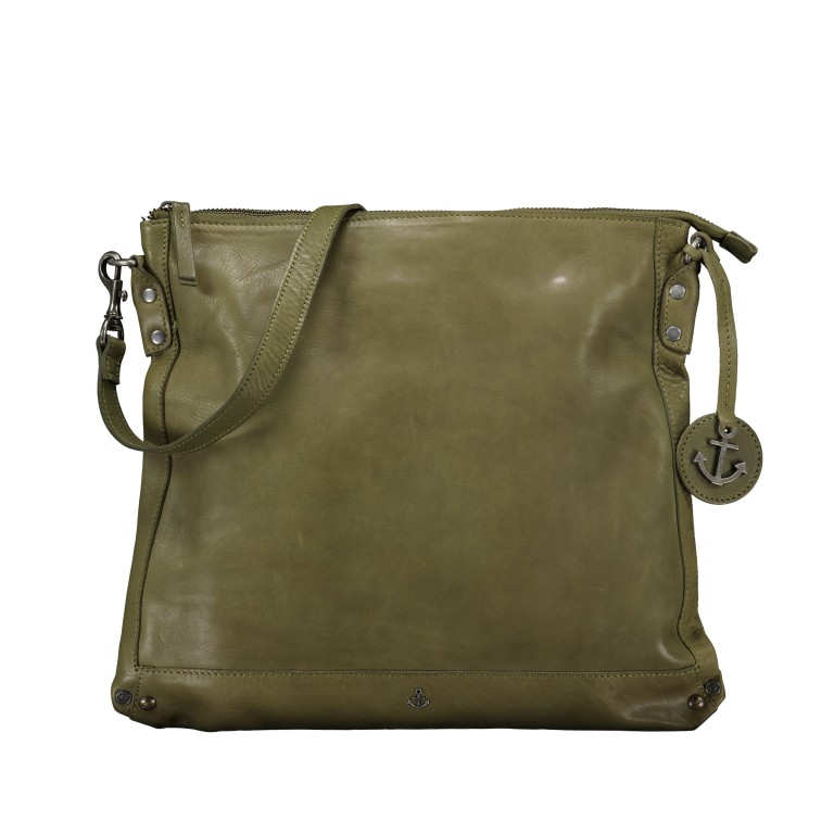 Umhängetasche Anchor-Love Vera 2 B3-0011-2 Olive Green, Farbe: grün/oliv, Marke: Harbour 2nd, EAN: 4046478091252, Abmessungen in cm: 34.5x31x1, Bild 1 von 6