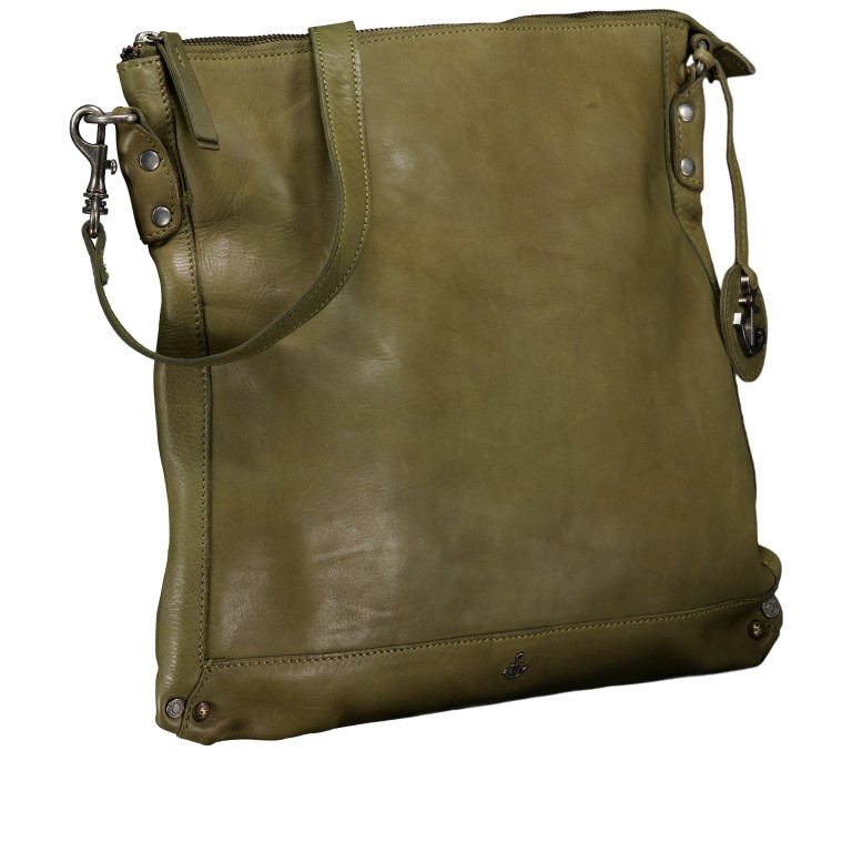 Umhängetasche Anchor-Love Vera 2 B3-0011-2 Olive Green, Farbe: grün/oliv, Marke: Harbour 2nd, EAN: 4046478091252, Abmessungen in cm: 34.5x31x1, Bild 2 von 6