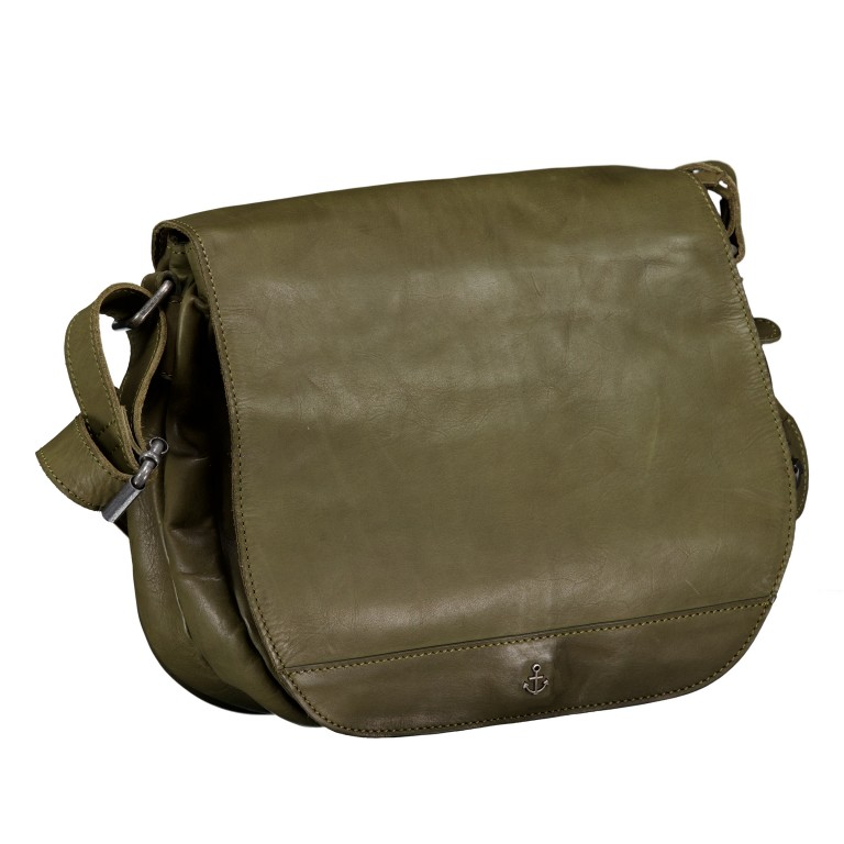 Satteltasche Anchor-Love Lotta 2 AL-10960-2 Olive Green, Farbe: grün/oliv, Marke: Harbour 2nd, EAN: 4046478091269, Abmessungen in cm: 28x23x9.5, Bild 2 von 6