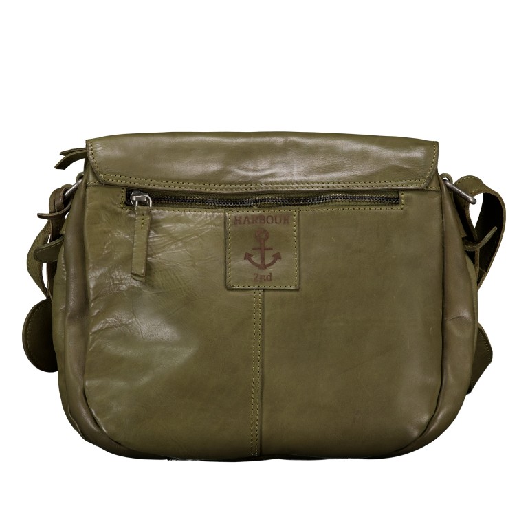 Satteltasche Anchor-Love Lotta 2 AL-10960-2 Olive Green, Farbe: grün/oliv, Marke: Harbour 2nd, EAN: 4046478091269, Abmessungen in cm: 28x23x9.5, Bild 3 von 6