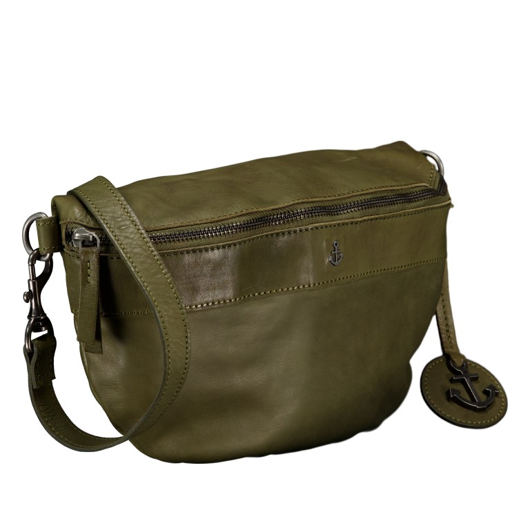 Gürteltasche / Umhängetasche Anchor-Love Jutta AL-11964 Olive Green, Farbe: grün/oliv, Marke: Harbour 2nd, EAN: 4046478091313, Abmessungen in cm: 26.5x18x8.5, Bild 2 von 6