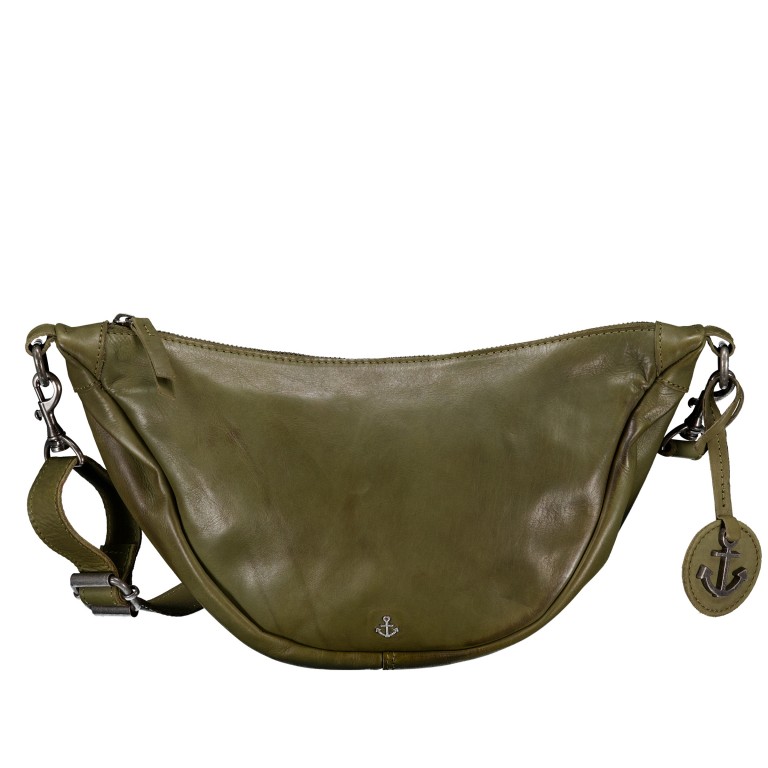 Umhängetasche Anchor-Love Smilla AL-12849 Olive Green, Farbe: grün/oliv, Marke: Harbour 2nd, EAN: 4046478091351, Abmessungen in cm: 33x17.5x9, Bild 1 von 6