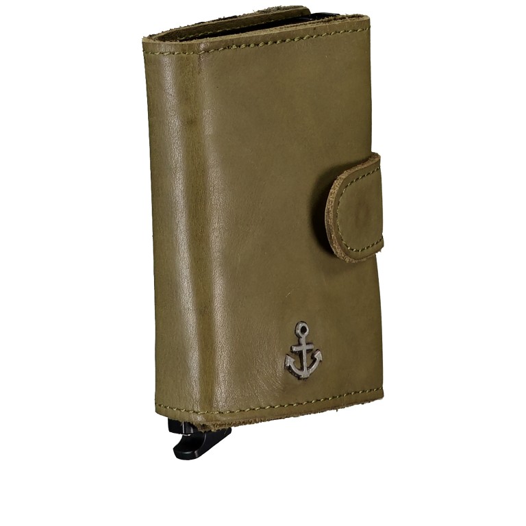 Geldbörse Anchor-Love Robin SL.12738 E-Case Olive Green, Farbe: grün/oliv, Marke: Harbour 2nd, EAN: 4046478091771, Abmessungen in cm: 6.5x10x2, Bild 2 von 5