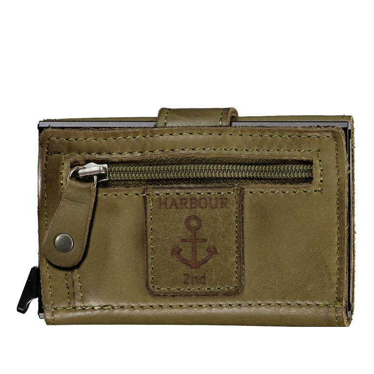Geldbörse Anchor-Love Robin SL.12738 E-Case Olive Green, Farbe: grün/oliv, Marke: Harbour 2nd, EAN: 4046478091771, Abmessungen in cm: 6.5x10x2, Bild 3 von 5