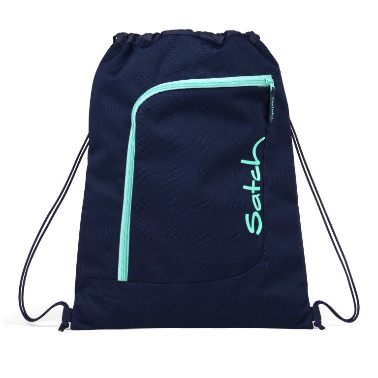 Sportbeutel Ocean Mint, Farbe: blau/petrol, Marke: Satch, EAN: 4057081224197, Abmessungen in cm: 33x44x1, Bild 1 von 4
