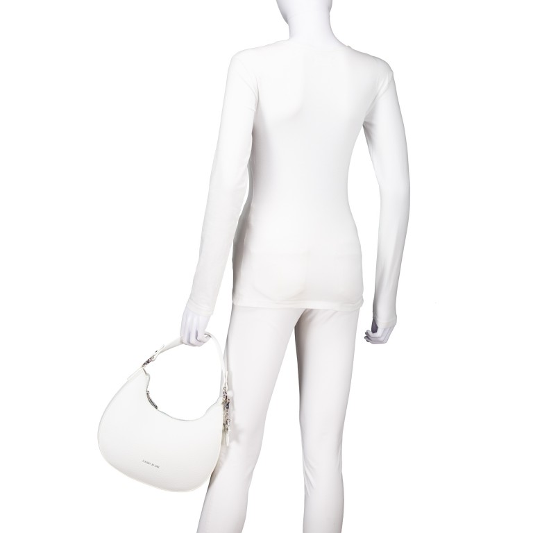 Beuteltasche Salve Aja XSHZ White, Farbe: weiß, Marke: Joop!, EAN: 4048835291763, Abmessungen in cm: 28x22.5x6, Bild 4 von 8