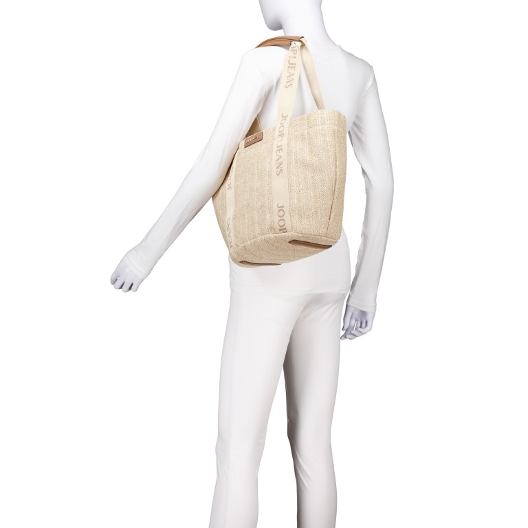 Shopper Spiaggia Ultimo Camille LHO Sesame, Farbe: beige, Marke: Joop!, EAN: 4048835288459, Abmessungen in cm: 26x27x18, Bild 5 von 7