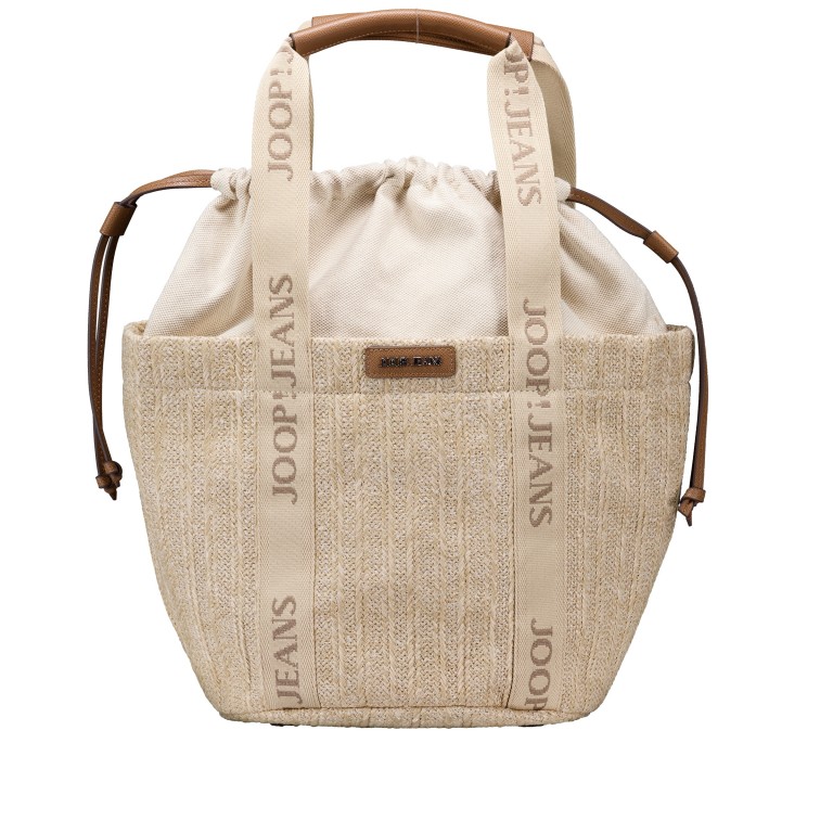 Shopper Spiaggia Ultimo Camille LHO Sesame, Farbe: beige, Marke: Joop!, EAN: 4048835288459, Abmessungen in cm: 26x27x18, Bild 2 von 7