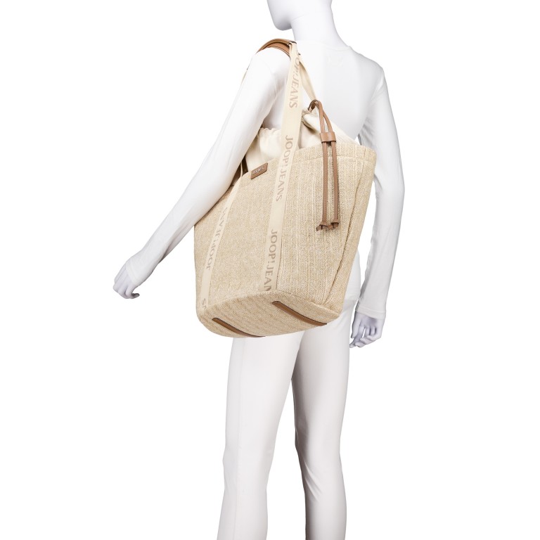 Shopper Spiaggia Ultimo Camille XLHO Sesame, Farbe: beige, Marke: Joop!, EAN: 4048835288442, Abmessungen in cm: 33x34x21, Bild 6 von 7