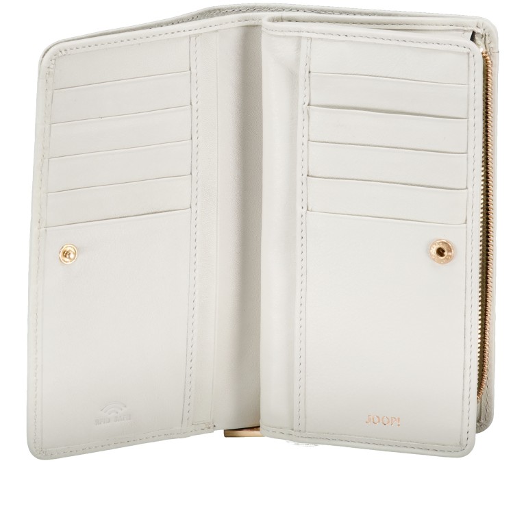 Geldbörse Sofisticato 1.0 Belinda MH10 Off White, Farbe: weiß, Marke: Joop!, EAN: 4048835286714, Abmessungen in cm: 16x9.5x2.5, Bild 4 von 5