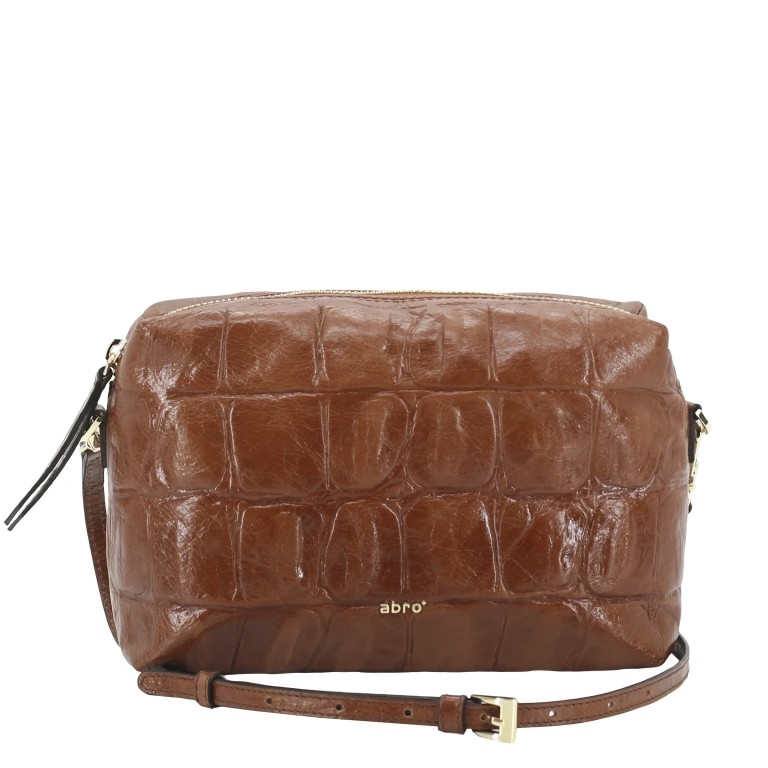 Umhängetasche Maxi Cocco Kaia Caramel Cognac, Farbe: cognac, Marke: Abro, EAN: 4067278882123, Abmessungen in cm: 22x15x7, Bild 1 von 8