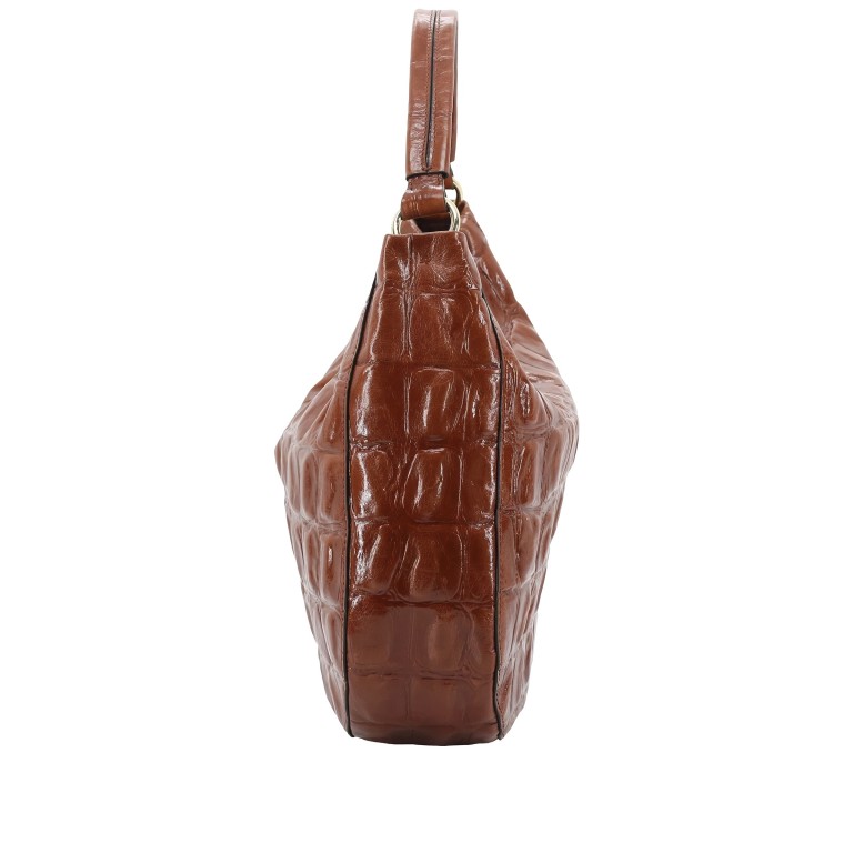 Beuteltasche Maxi Cocco Mia Caramel Cognac, Farbe: cognac, Marke: Abro, EAN: 4067278879390, Abmessungen in cm: 35x29.5x8.5, Bild 2 von 8