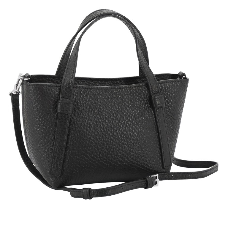 Handtasche Cosmo Mini Black Nickel, Farbe: schwarz, Marke: Abro, EAN: 4067278855356, Abmessungen in cm: 15.5x13x11, Bild 4 von 8