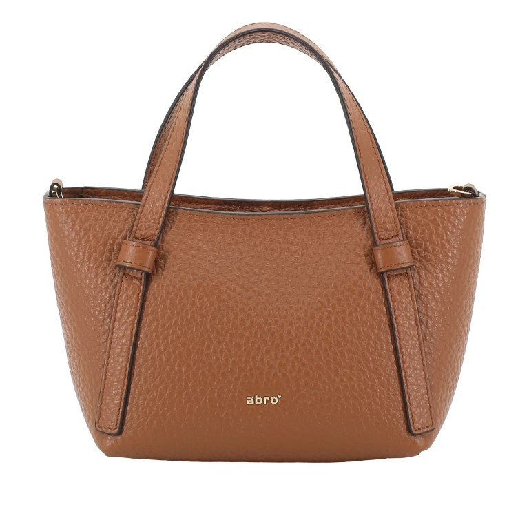 Handtasche Cosmo Mini Caramel Cognac, Farbe: cognac, Marke: Abro, EAN: 4067278855417, Abmessungen in cm: 15.5x13x11, Bild 1 von 8