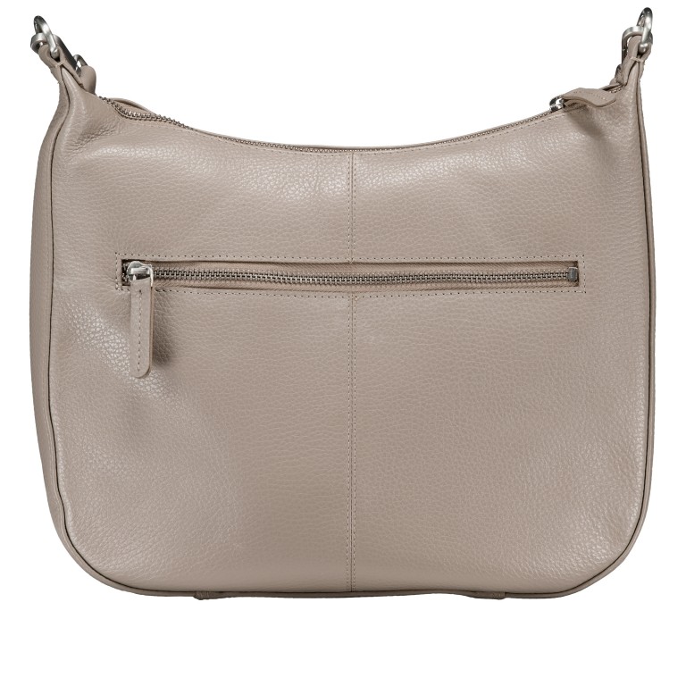 Beuteltasche Taupe, Farbe: taupe/khaki, Marke: Hausfelder Manufaktur, EAN: 4065646025752, Abmessungen in cm: 29.3x26.5x9, Bild 3 von 7