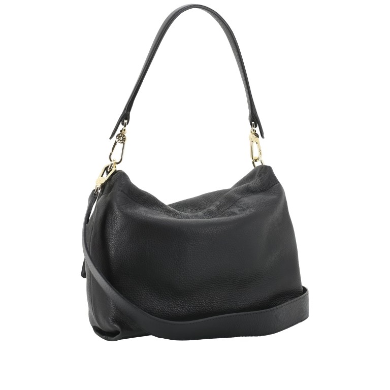 Umhängetasche Temi Shoulder Bag Medium Dalia Black Gold, Farbe: schwarz, Marke: Abro, EAN: 4067278850771, Abmessungen in cm: 31x23x10, Bild 4 von 9