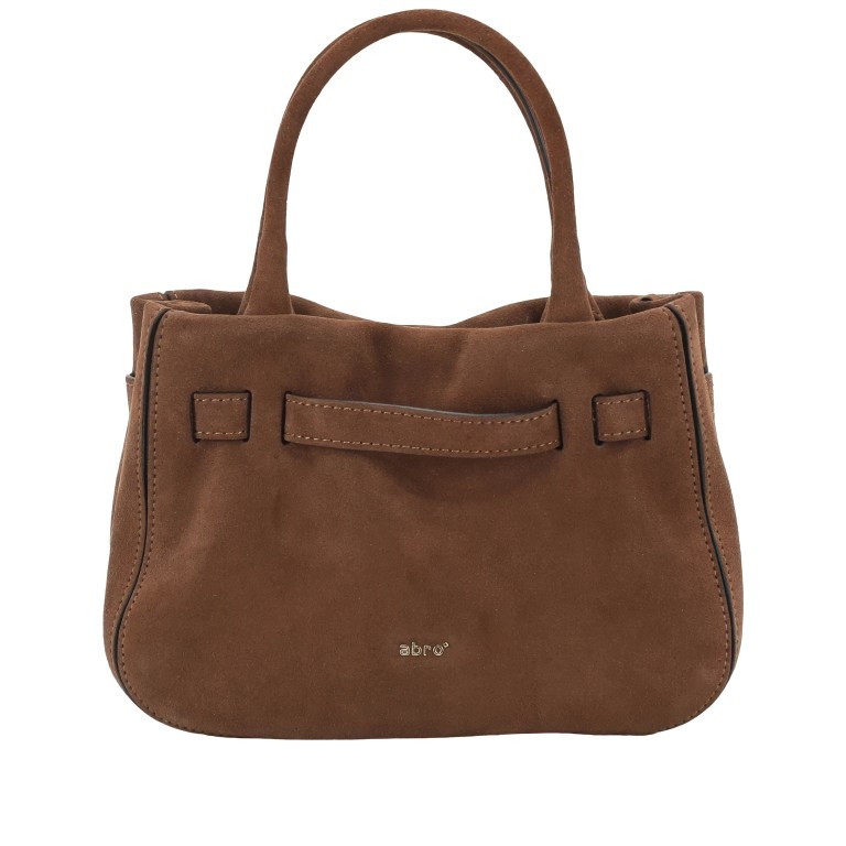 Tasche Jill Handbag Wood, Farbe: braun, Marke: Abro, EAN: 4067278845098, Abmessungen in cm: 24x18x8, Bild 4 von 8