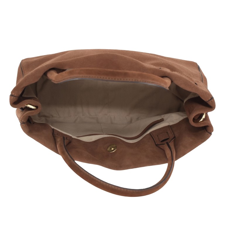 Tasche Jill Handbag Suede Wood, Farbe: braun, Marke: Abro, EAN: 4067278845111, Abmessungen in cm: 35x26x15, Bild 8 von 8