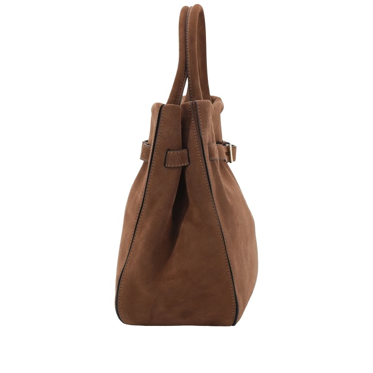 Tasche Jill Handbag Suede Wood, Farbe: braun, Marke: Abro, EAN: 4067278845111, Abmessungen in cm: 35x26x15, Bild 2 von 8