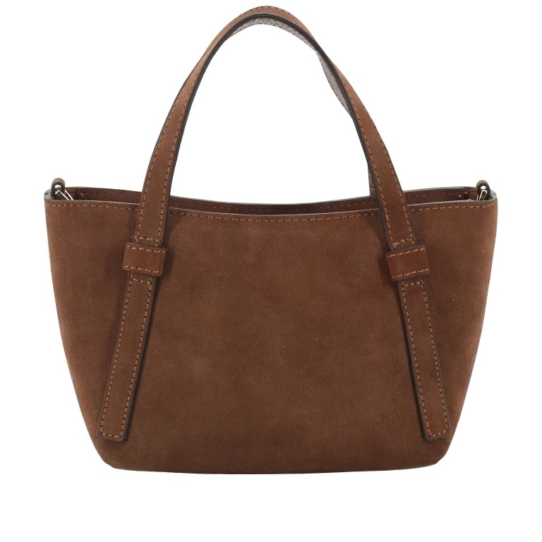 Tasche Cosmo Handbag Mini Suede Wood, Farbe: braun, Marke: Abro, EAN: 4067278855561, Abmessungen in cm: 15.5x13x11, Bild 3 von 8