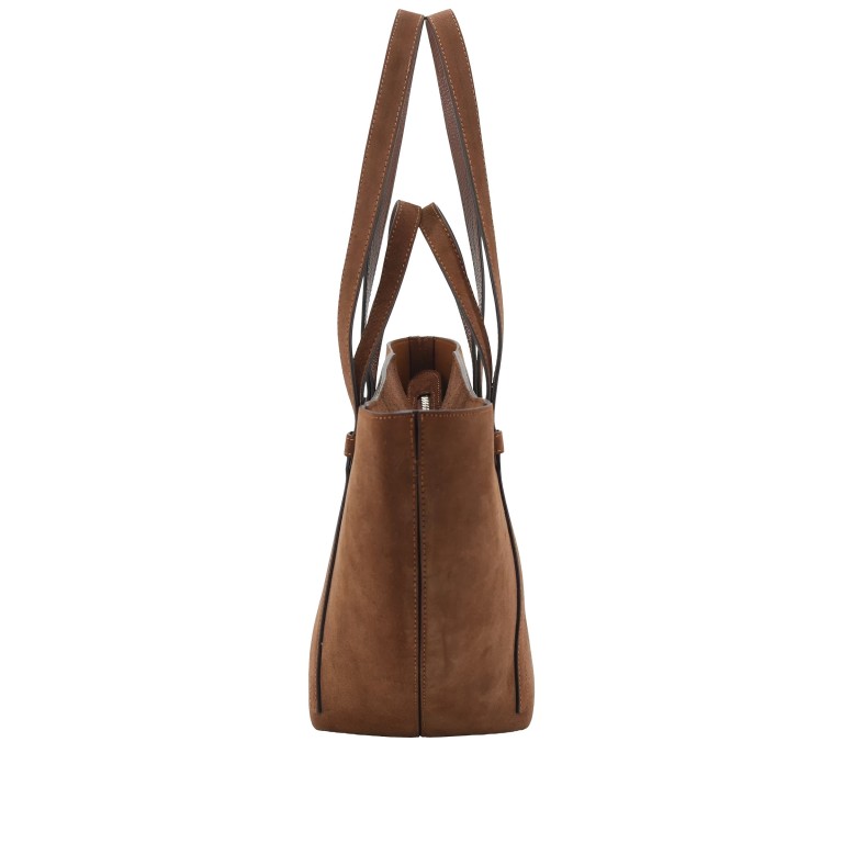Shopper Cosmo M Suede Wood, Farbe: braun, Marke: Abro, EAN: 4067278855943, Abmessungen in cm: 46x22x15, Bild 2 von 8