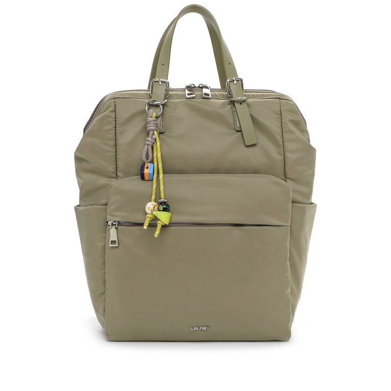 Rucksack Sissy 17255 mit Laptopfach 15 Zoll Khaki, Farbe: taupe/khaki, Marke: Suri Frey, EAN: 4056185245121, Abmessungen in cm: 38x39x15, Bild 1 von 6