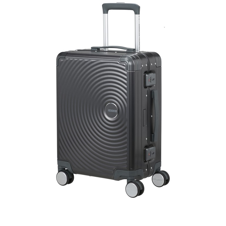 Koffer Soundbox 4-Rollen 55 cm Brushed Anthracite, Farbe: anthrazit, Marke: American Tourister, EAN: 5400520394170, Abmessungen in cm: 40x55x23, Bild 2 von 12