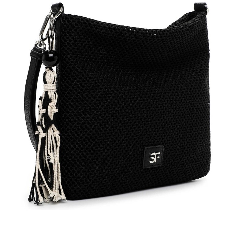 Umhängetasche Gitty 17130 Black, Farbe: schwarz, Marke: Suri Frey, EAN: 4056185242847, Abmessungen in cm: 28x27x5, Bild 2 von 7