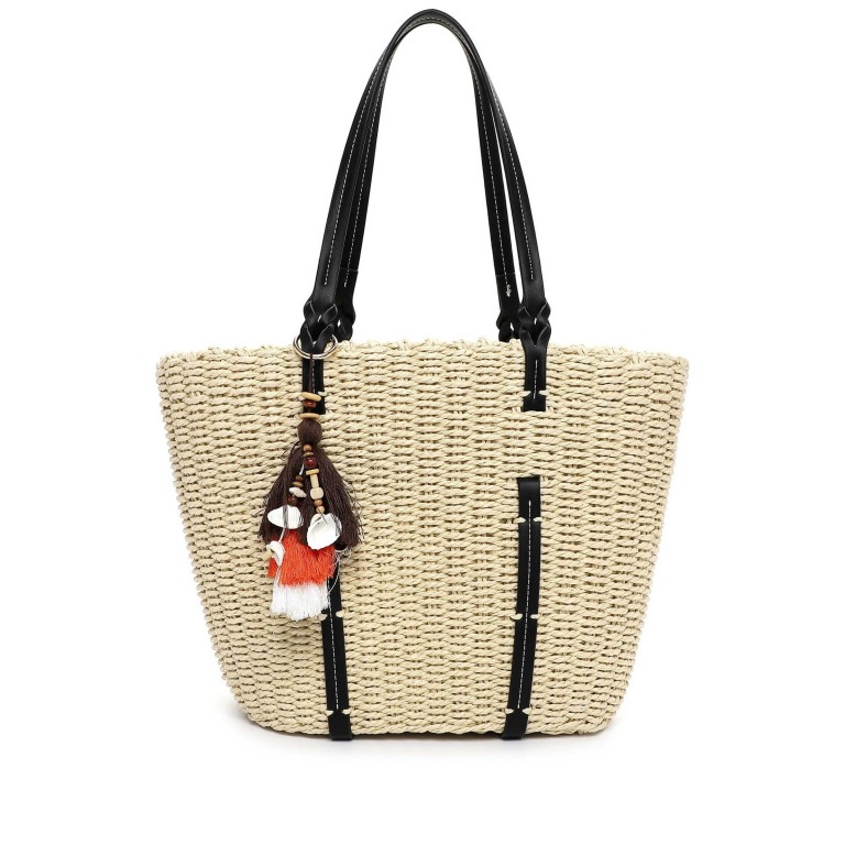 Korbtasche Nandy 16960 Sand, Farbe: beige, Marke: Suri Frey, EAN: 4056185241734, Abmessungen in cm: 39x28x16, Bild 1 von 5