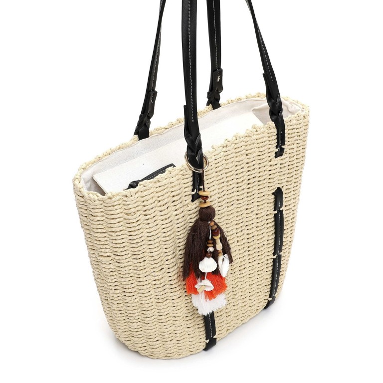 Korbtasche Nandy 16960 Sand, Farbe: beige, Marke: Suri Frey, EAN: 4056185241734, Abmessungen in cm: 39x28x16, Bild 5 von 5