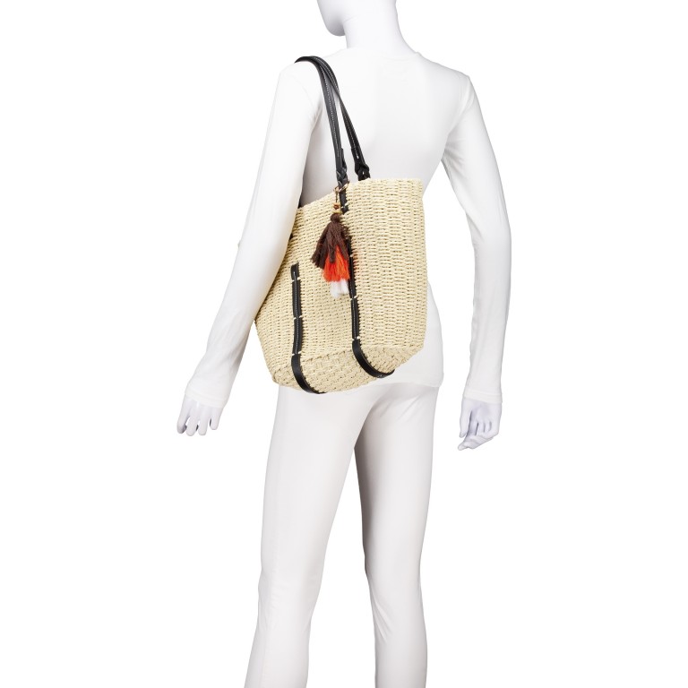 Korbtasche Nandy 16960 Sand, Farbe: beige, Marke: Suri Frey, EAN: 4056185241734, Abmessungen in cm: 39x28x16, Bild 4 von 6