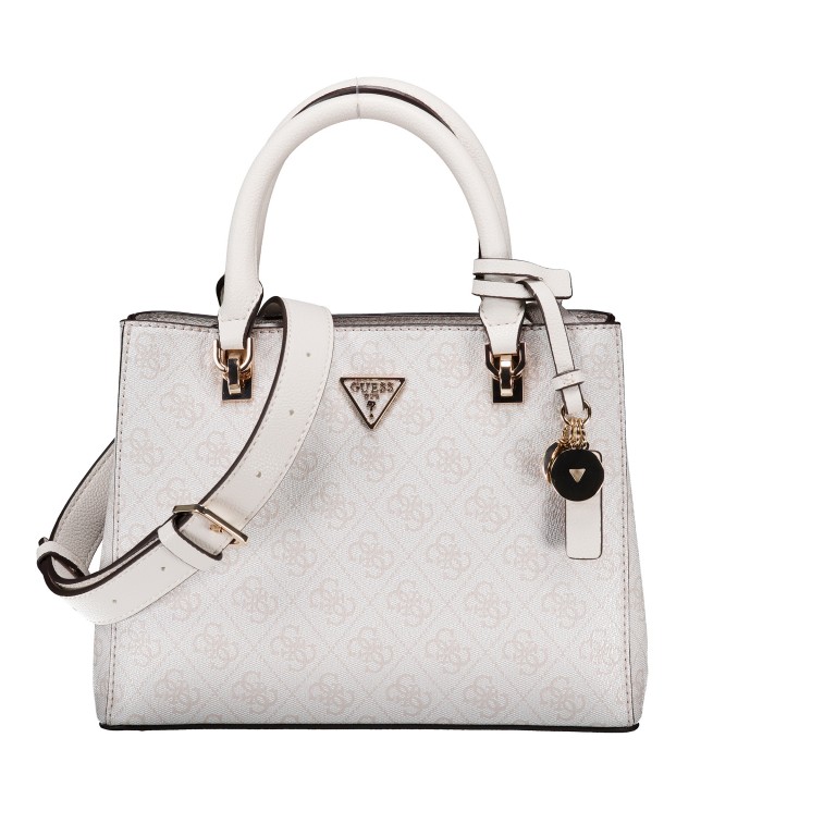 Handtasche Noelle II 4G-Logo Bone, Farbe: beige, Marke: Guess, EAN: 0198659053130, Abmessungen in cm: 25.5x19.5x6, Bild 1 von 7