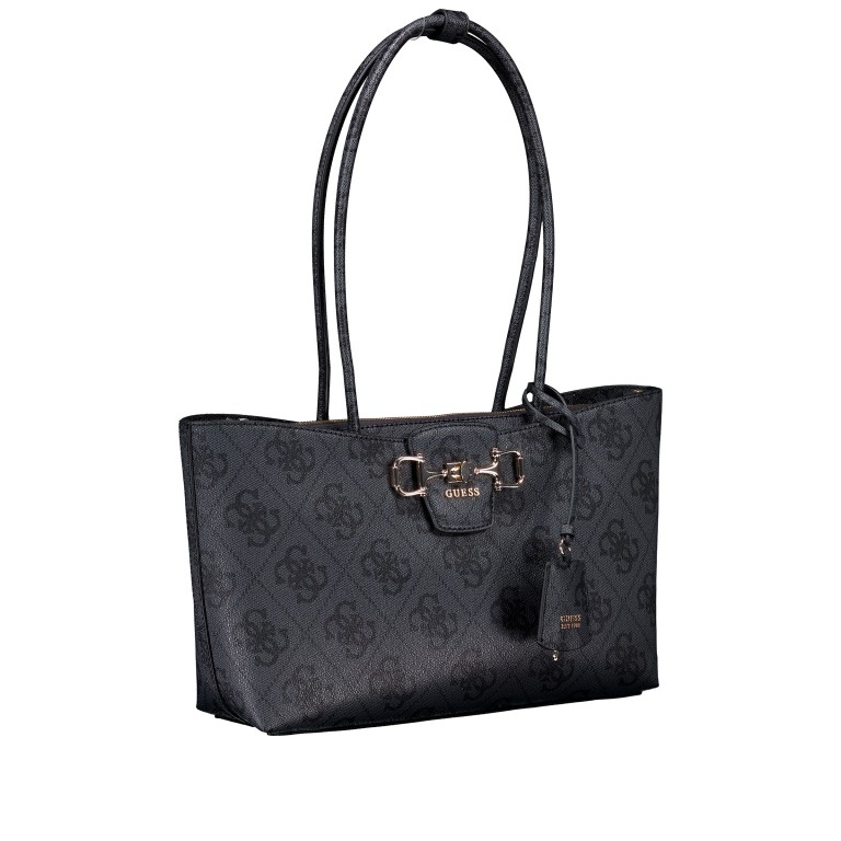 Shopper Janie 4G-Logo Coal, Farbe: anthrazit, Marke: Guess, EAN: 0198659053628, Abmessungen in cm: 35x23.5x10, Bild 2 von 5