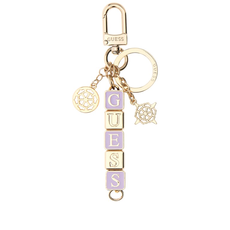 Schlüsselanhänger Lilac, Farbe: flieder/lila, Marke: Guess, EAN: 7625826034843, Abmessungen in cm: 1.5x14x1.5, Bild 1 von 3