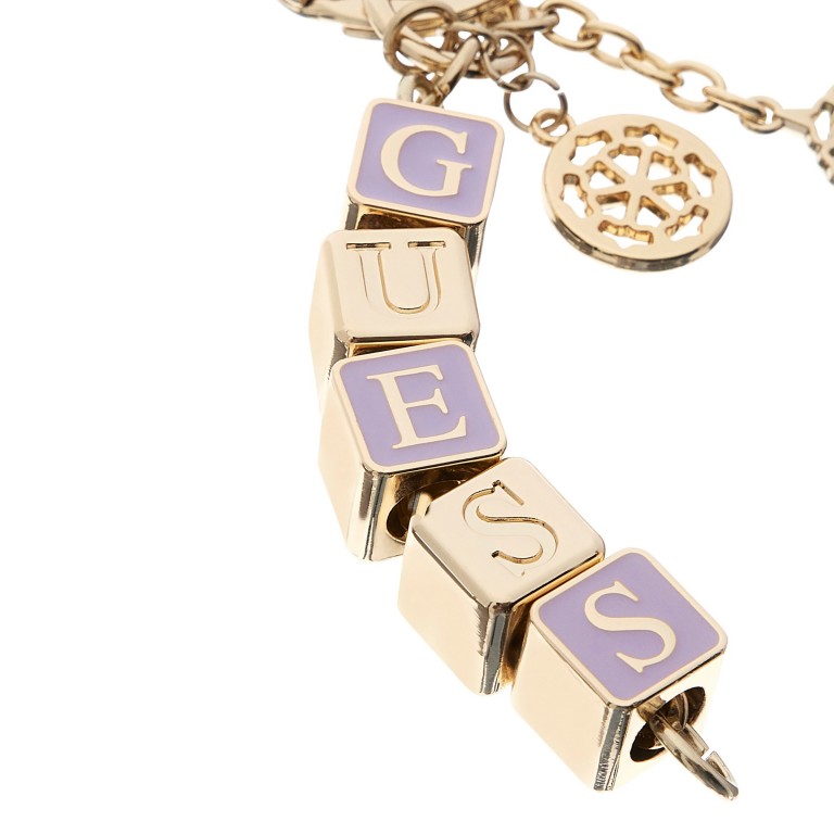 Schlüsselanhänger Lilac, Farbe: flieder/lila, Marke: Guess, EAN: 7625826034843, Abmessungen in cm: 1.5x14x1.5, Bild 3 von 3