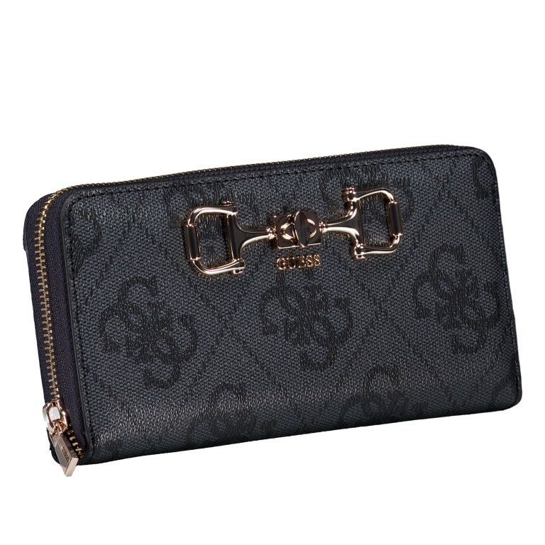 Geldbörse Janie 4G-Logo Coal, Farbe: anthrazit, Marke: Guess, EAN: 0198659053581, Abmessungen in cm: 20.5x10x2.5, Bild 2 von 4