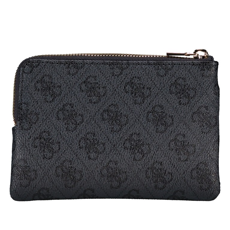 Schlüsseletui / Geldbörse Laurel II 4G-Logo Coal, Farbe: anthrazit, Marke: Guess, EAN: 0198659050375, Abmessungen in cm: 16.5x11.5x2, Bild 4 von 5