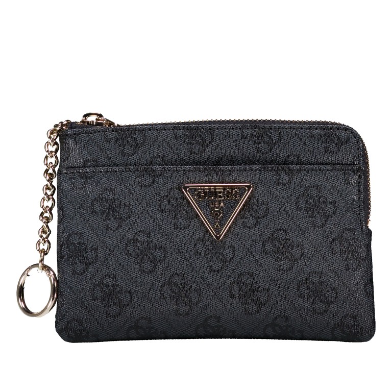 Schlüsseletui / Geldbörse Laurel II 4G-Logo Coal, Farbe: anthrazit, Marke: Guess, EAN: 0198659050375, Abmessungen in cm: 16.5x11.5x2, Bild 1 von 5