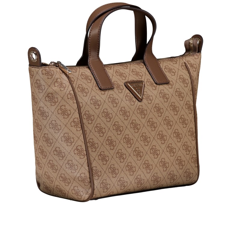 Handtasche Follie Travel 4G-Logo Latte, Farbe: braun, Marke: Guess, EAN: 0198659062347, Abmessungen in cm: 23x23x14, Bild 2 von 6