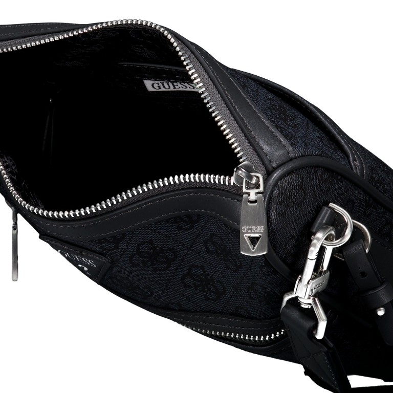 Umhängetasche Milano Black Anthracite, Farbe: anthrazit, Marke: Guess, EAN: 7625826033365, Abmessungen in cm: 21.5x24x6, Bild 6 von 6
