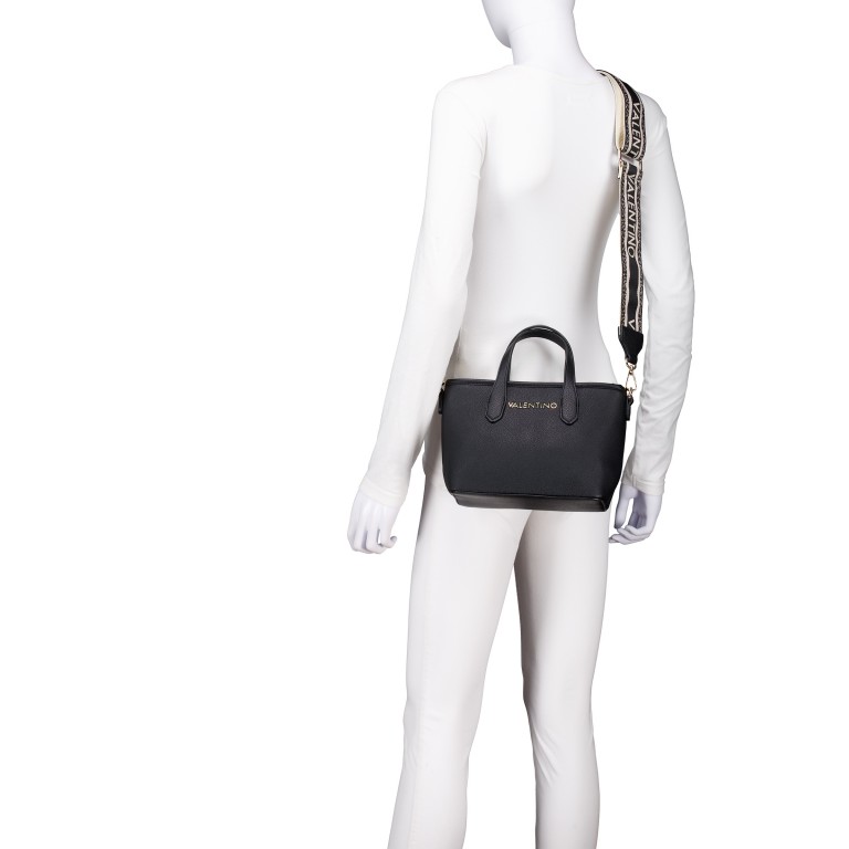 Handtasche Dea Relove Recycle Nero, Farbe: schwarz, Marke: Valentino Bags, EAN: 8051941109118, Abmessungen in cm: 21x17.5x10, Bild 7 von 8