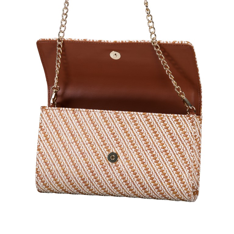 Umhängetasche / Clutch Divina Summer Cuoio Multicolor, Farbe: cognac, Marke: Valentino Bags, EAN: 8051941109750, Abmessungen in cm: 26.5x15.5x7, Bild 6 von 6