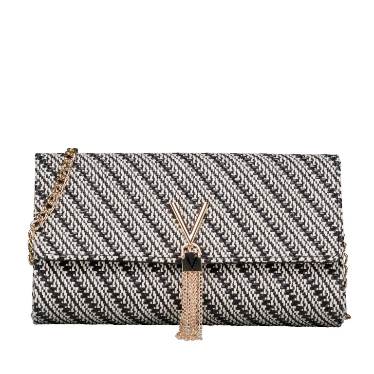 Umhängetasche / Clutch Divina Summer Nero Multicolor, Farbe: schwarz, Marke: Valentino Bags, EAN: 8051941109743, Abmessungen in cm: 26.5x15.5x7, Bild 1 von 6