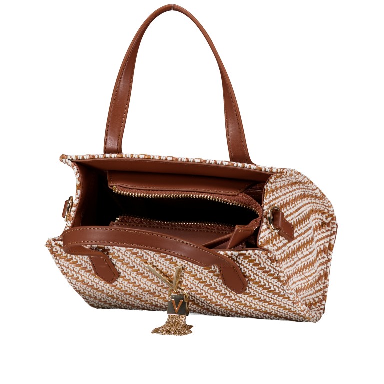 Handtasche Divina Summer S Cuoio Multicolor, Farbe: cognac, Marke: Valentino Bags, EAN: 8051941109835, Abmessungen in cm: 20x16x10.5, Bild 7 von 7