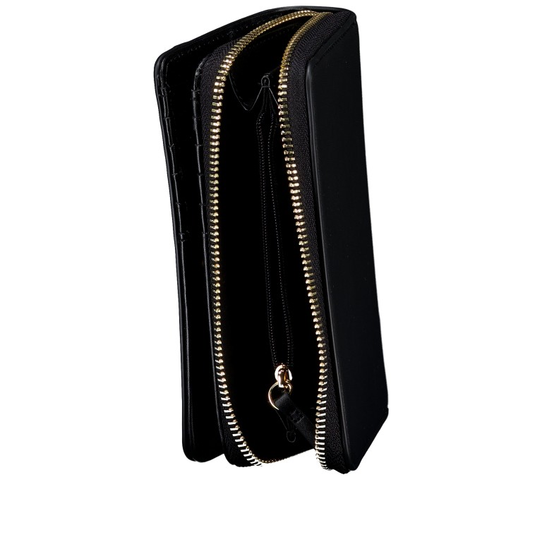 Geldbörse Ebe Nero, Farbe: schwarz, Marke: Valentino Bags, EAN: 8051941103383, Abmessungen in cm: 16x10.5x3.5, Bild 5 von 5