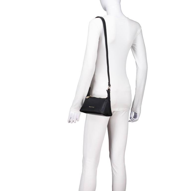 Umhängetasche Helen Nero, Farbe: schwarz, Marke: Valentino Bags, EAN: 8051941105950, Abmessungen in cm: 18.5x11x10.5, Bild 7 von 8